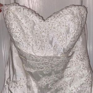 Size 10 Never Worn David’s Stunning Bridal Dress with tags!